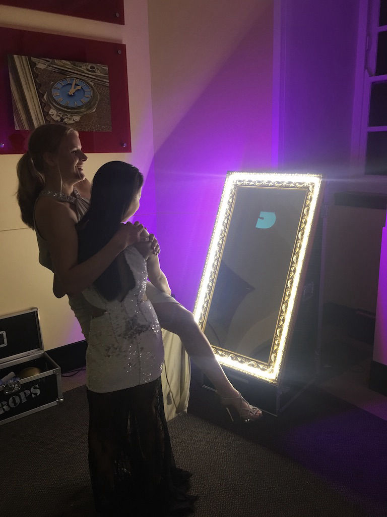 Magic selfie mirror photo booth hire suffolk